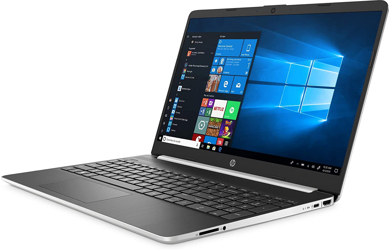 New HP 15.6 HD Touchscreen Laptop